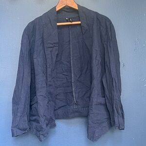 Maurices Black Open Front Jacket